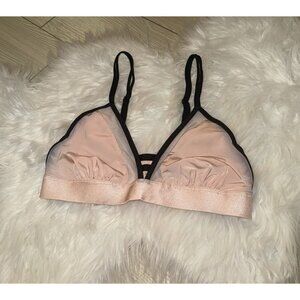 Soma TellTale Triangle Bralette Bra Unlined Wire Free Womens S Small Pink